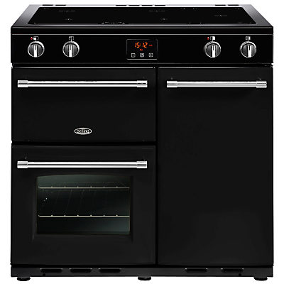 Belling Farmhouse 90EI Electric Induction Range Cooker Black